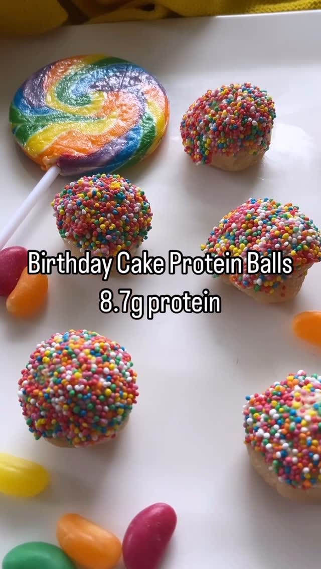 Instagram post by @she_snacks for Bulk Nutrients. Caption reads: 🌈Welcome to my birthday week! Make every day your....