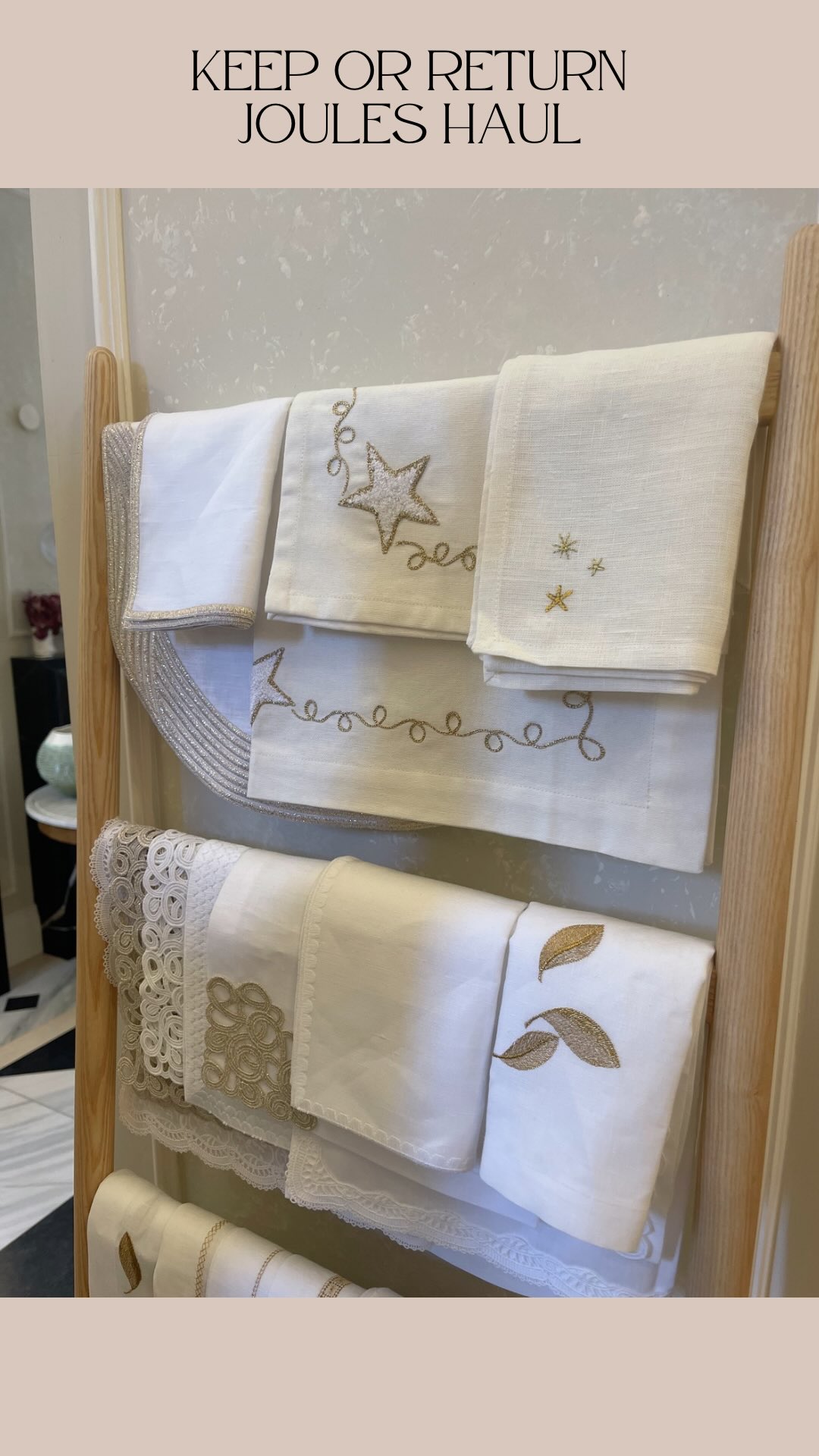 Instagram post by @hellomissjordan for Joules. Caption reads: Joules Haul: Keep or Return? ✨

I recently visited....