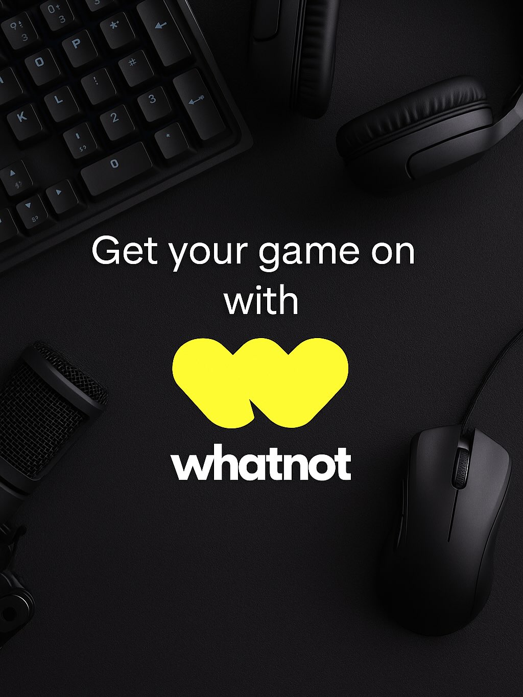 Instagram post by @iamdenizmirik for Whatnot. Caption reads: 🔥 Level Up Your Gaming Swag with Whatnot!

Yo,....