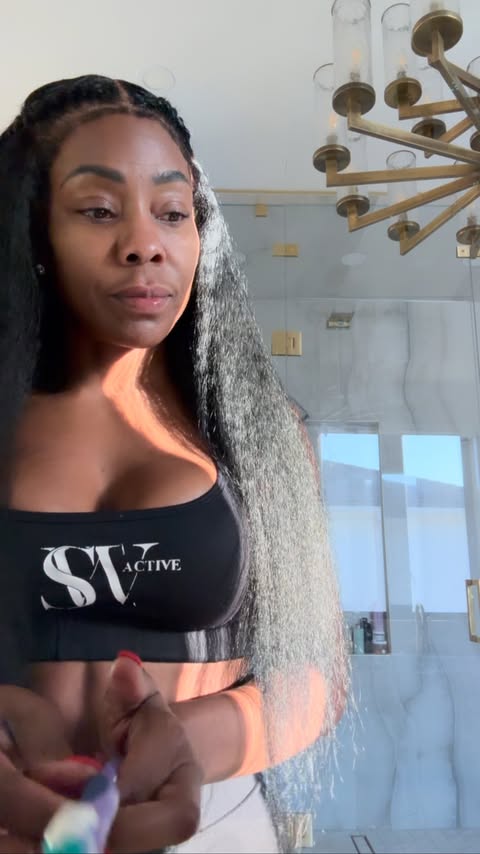 Instagram post by @coachstormy for Farmasi. Caption reads: Paid to brush my teeth and wash my face a....