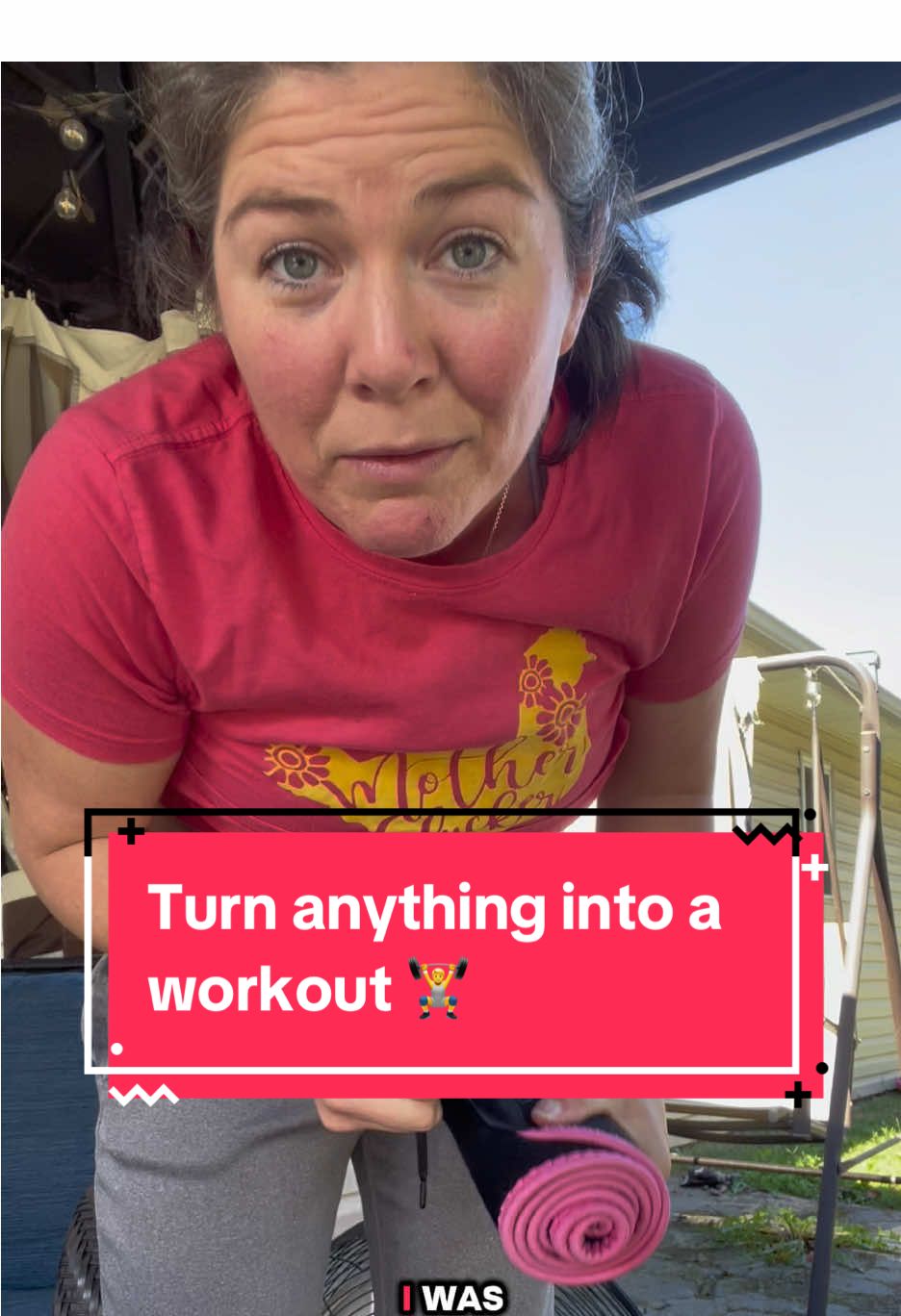 TikTok post by @gettincraftywithcandice for Sweet Sweat. Caption reads: The @Sweet Sweat sweat band helps set my core....