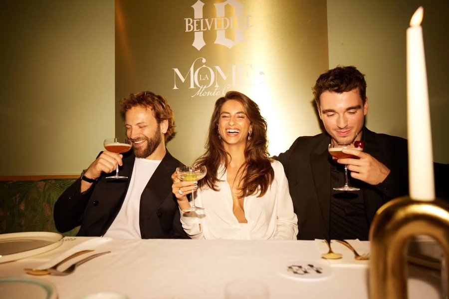 Instagram post by @alessandro.borghi for Belvedere Vodka. Caption reads: Thank you so much @belvederevodka for these....