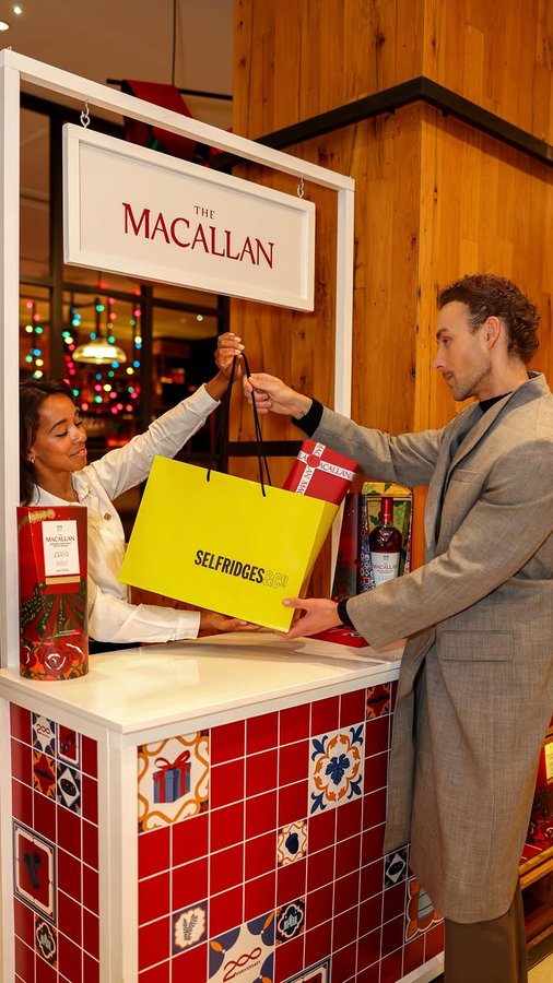 Instagram post by @markafrost for The Macallan. Caption reads: The Macallan A Night on Earth in Jerez de la....