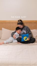 Instagram post by @songofhouse for Moshi Kids. Caption reads: [...] time - you need Moshi! @playmoshikids We....