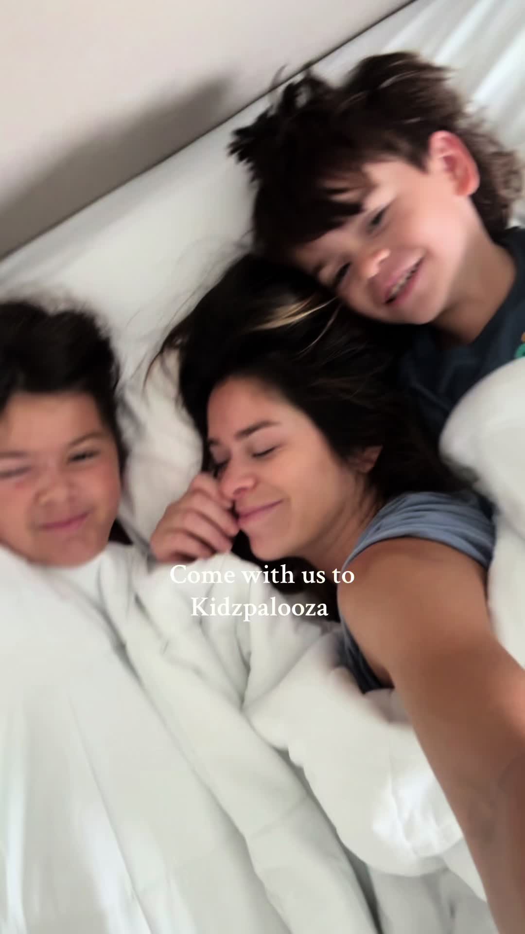 TikTok post by @taylorfrankiepaul for SmartyPants Vitamins. Caption reads: Come with us to kidzpalooza in lollapoolza, taken....