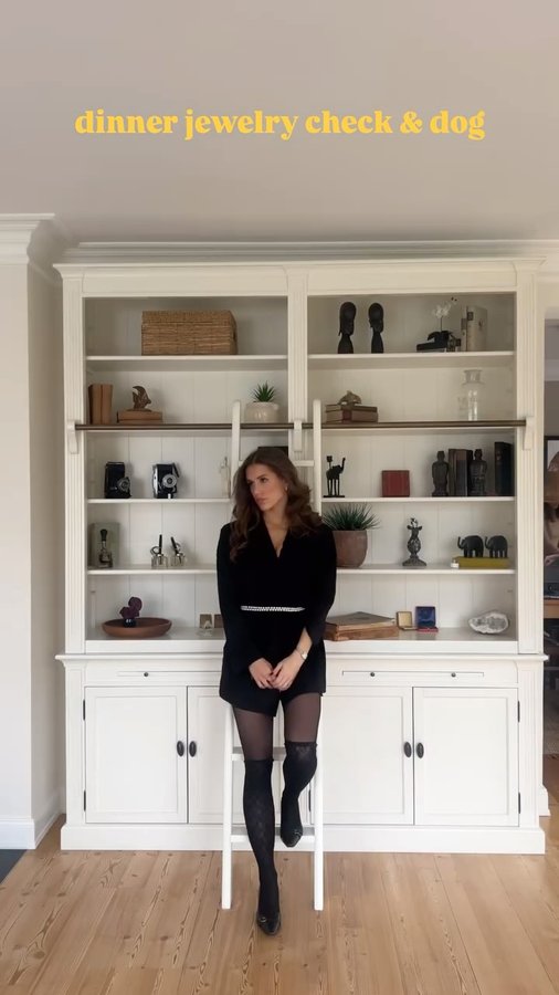 Instagram post by @annaraschdorf for Bruna The Label. Caption reads: new year, new jewelry favorites @brunathelabel....