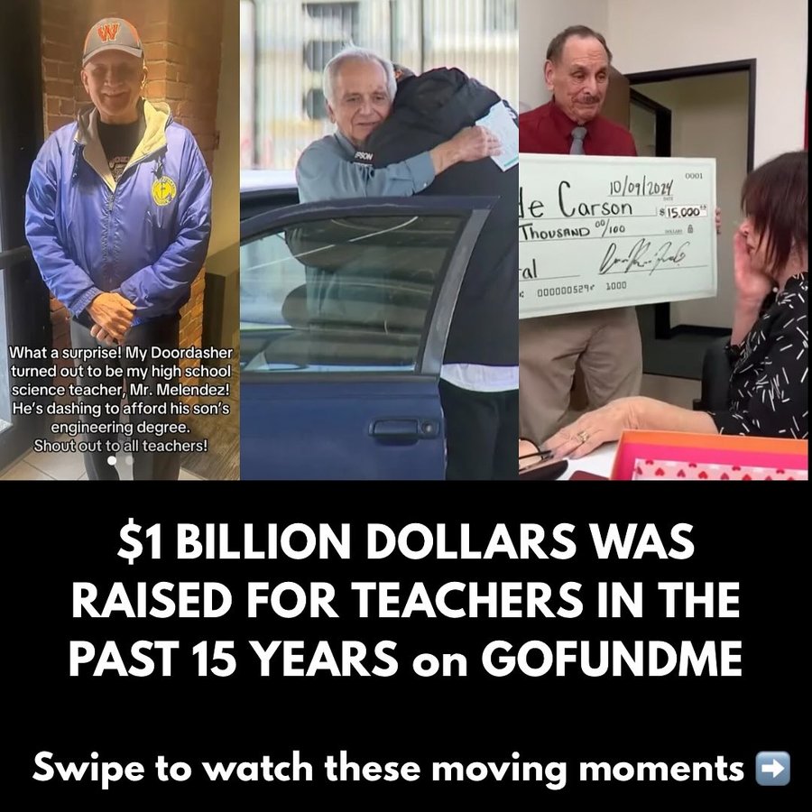 Instagram post by @goodnews_movement for GoFundMe. Caption reads: [...] this past decade & a half through GoFundMe....