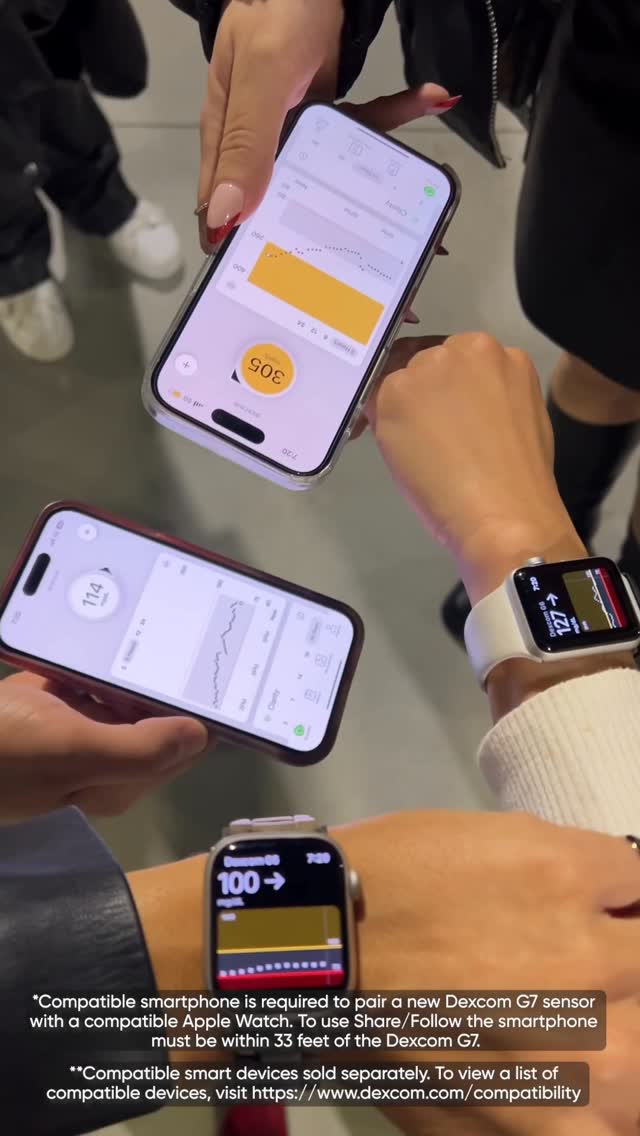 Instagram post by @arianafrayer for Dexcom. Caption reads: [...] community and spreading awareness with....