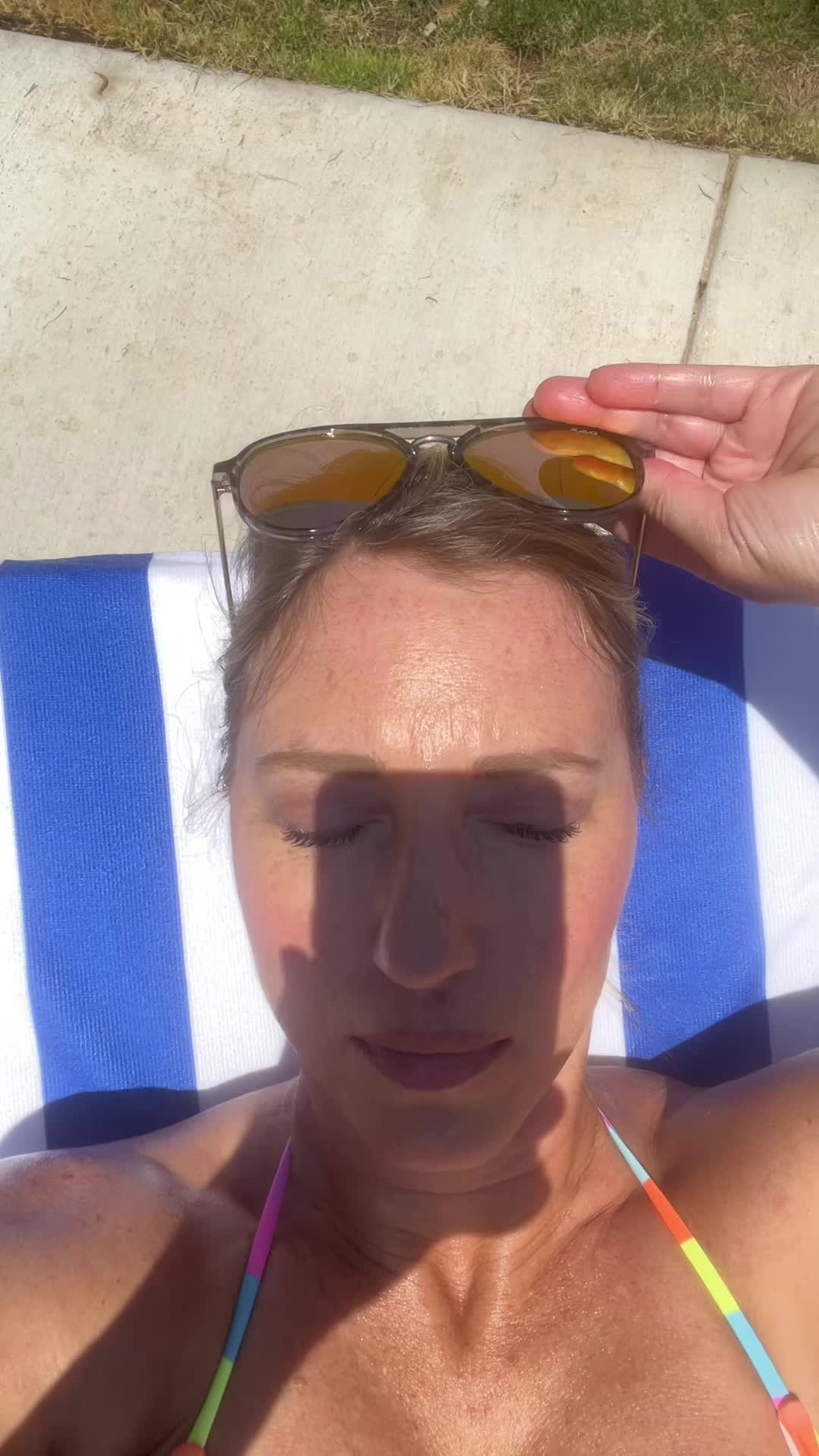 TikTok post by @brooke_hunt3 for Dax Eyewear. Caption reads: This is your PSA to order @Dax Eyewear No tangles....