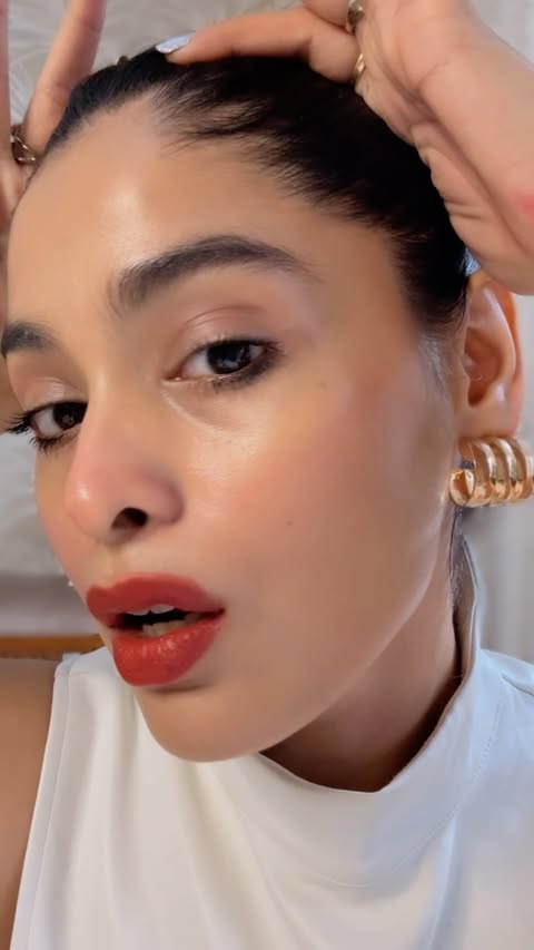 Instagram post by @khushboo_bistt for ETUDE. Caption reads: Comment Etude for the link . . . #Ad #etude....