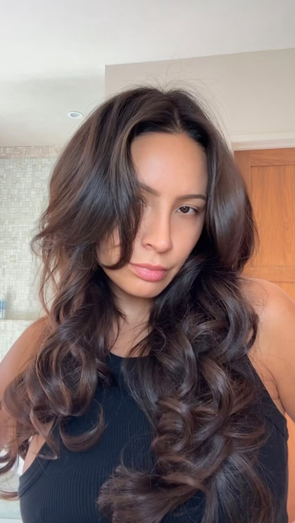 Instagram post by @desiperkins for NIOXIN. Caption reads: This hair journey has been a process but finally,....