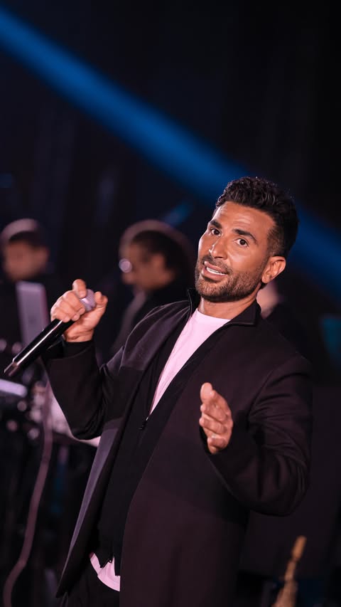 Instagram post by @ahmedsaadofficial for HSBC. Caption reads: Such a lovely night with HSBC Private event ✨....