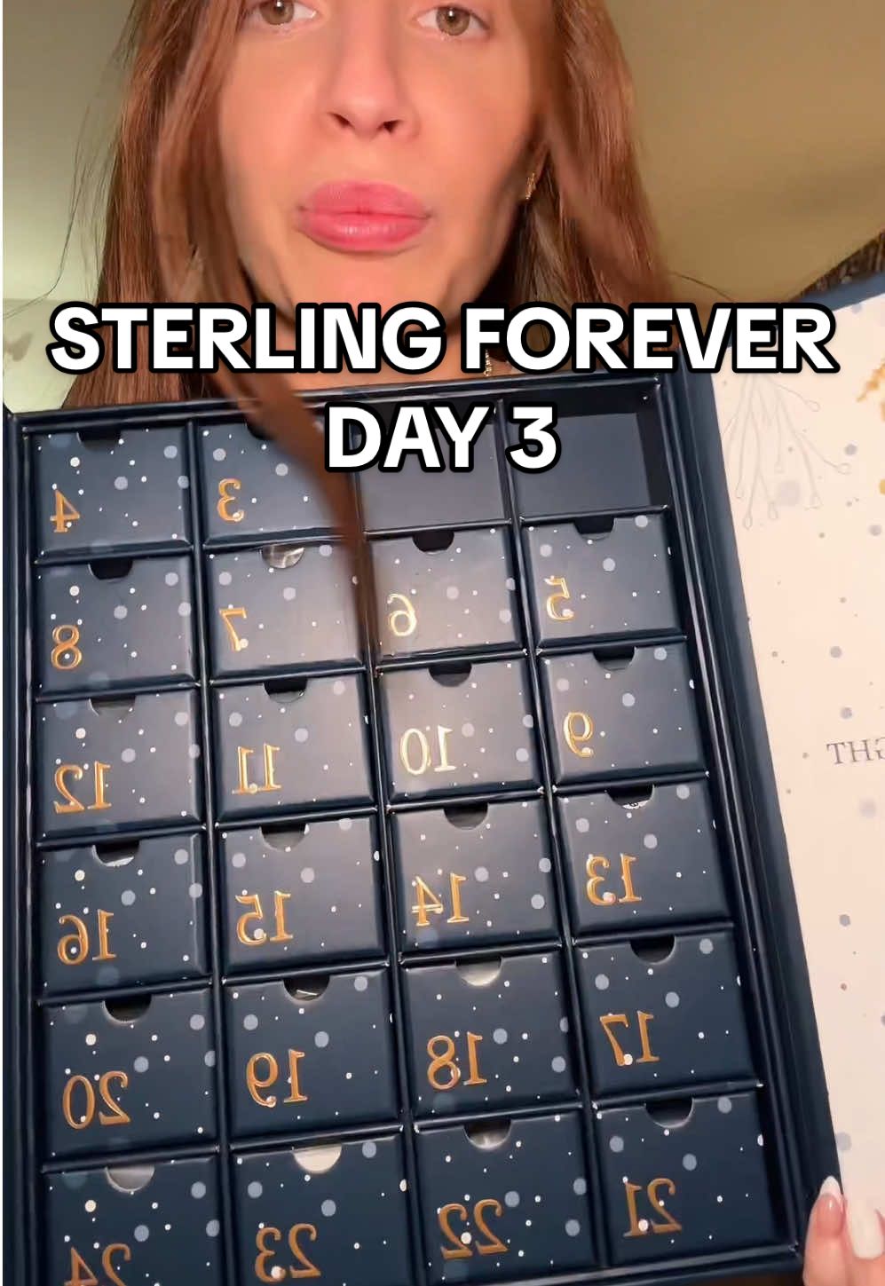 TikTok post by @cicihaskill for Sterling Forever. Caption reads: [...] forward to opening a new piece of Sterling....