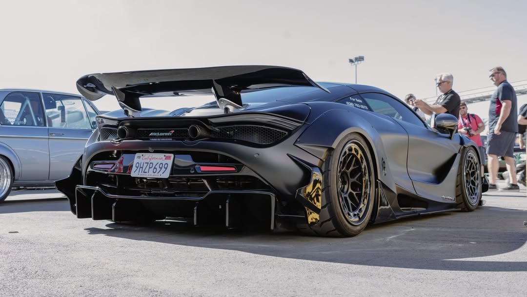 Instagram post by @bycondolence for McLaren. Caption reads: [...] - - #pr #libertywalk #lbworks #jdmstyle....