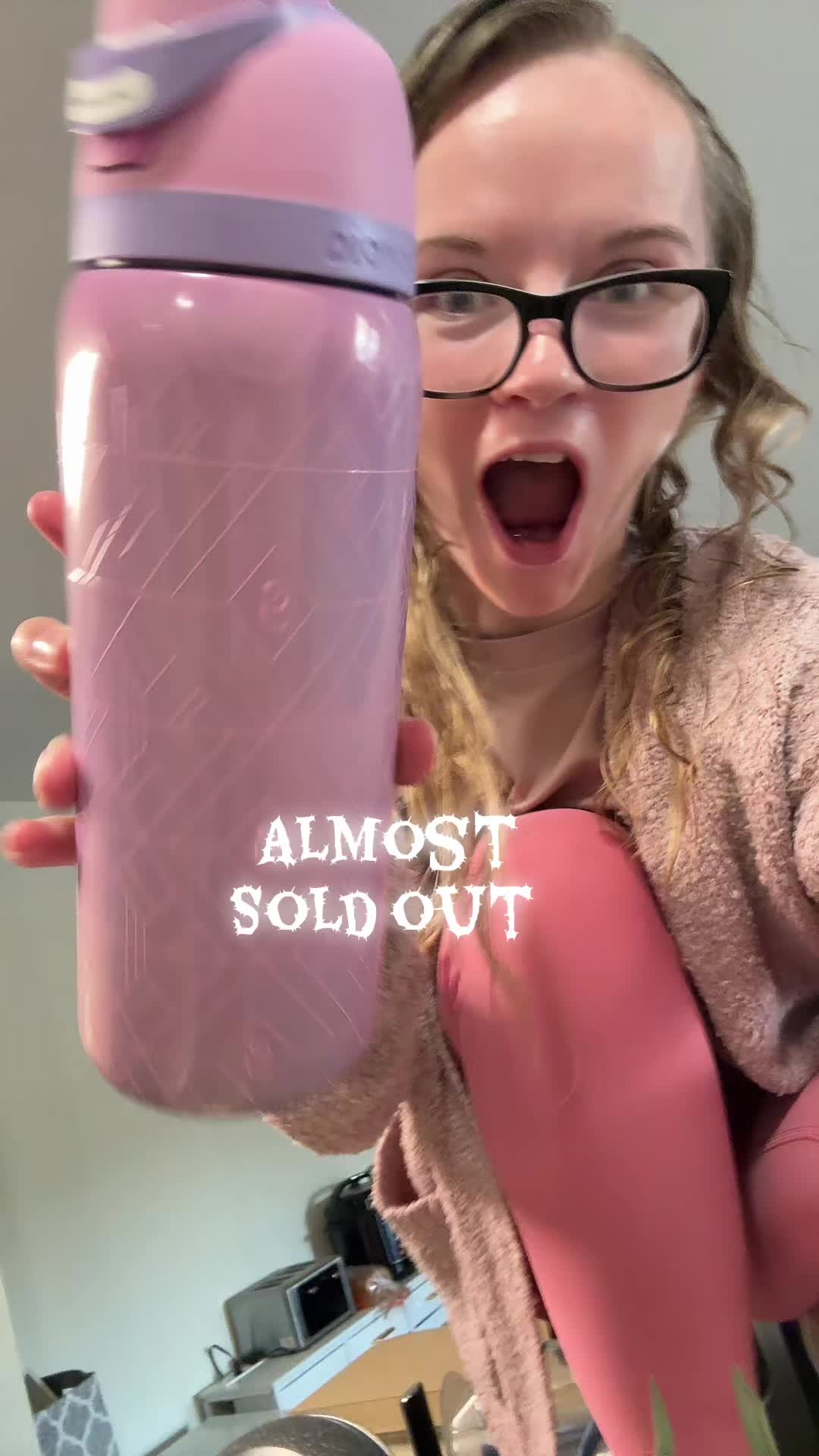 TikTok post by @logan_mama_wifey for Owala. Caption reads: Hurry! Grab before gone! @Owala #limitededition.