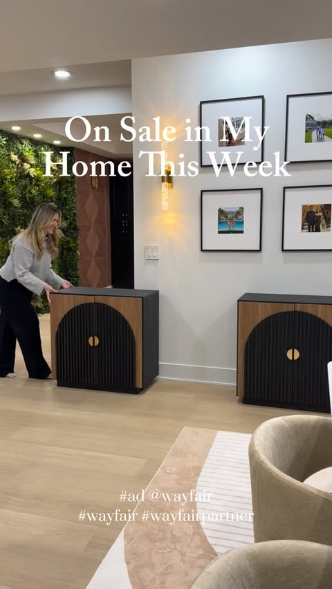 Instagram post by an influencer for Wayfair. Caption reads: #ad @Wayfair Wayfair’s Presidents’ Day [...].