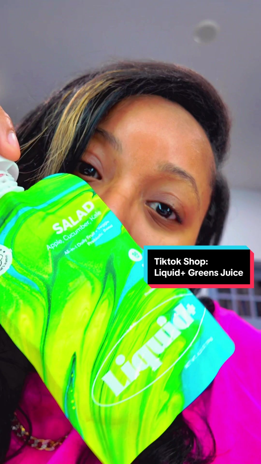 TikTok post by @beautii_fulcreation for LiquidPlus. Caption reads: @liquidplus #shopwithlish #tiktokshop #fyp [...].