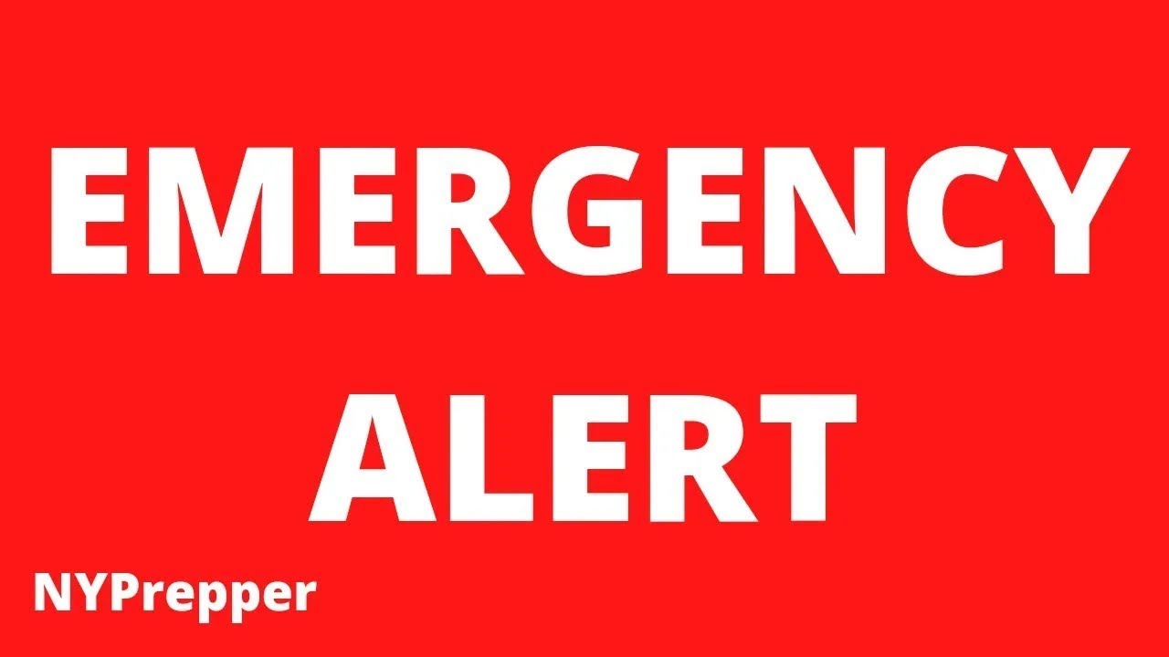 YouTube post by @NYPrepper for OLIGHT. Caption reads: EMERGENCY ALERT!! RARE U.S. NUCLEAR CODE!! TRUMP....