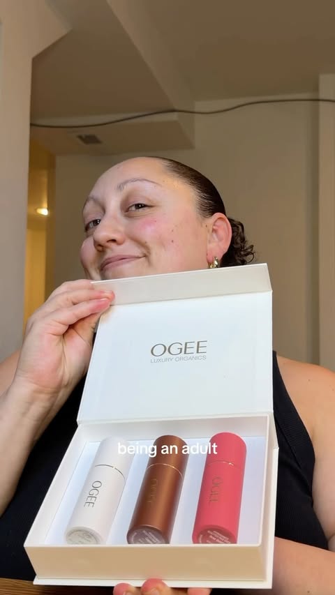 Instagram post by @nicolemcappetta for OGEE. Caption reads: [...] ✨ which is why I’m partnering with @ogee to....
