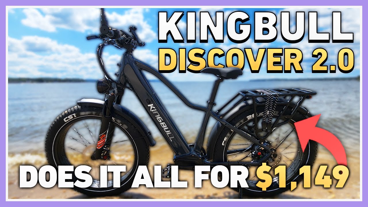 YouTube post by @IMBruceECLECTIC for Jasionbike. Caption reads: Kingbull Bike...the NEW Discover 2.0…the “Swiss....