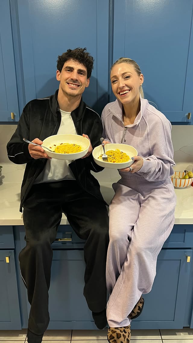 Instagram post by @pipergilles for Get Cracking. Caption reads: #Ad Get cracking with us: cooking with @eggsoeufs!....