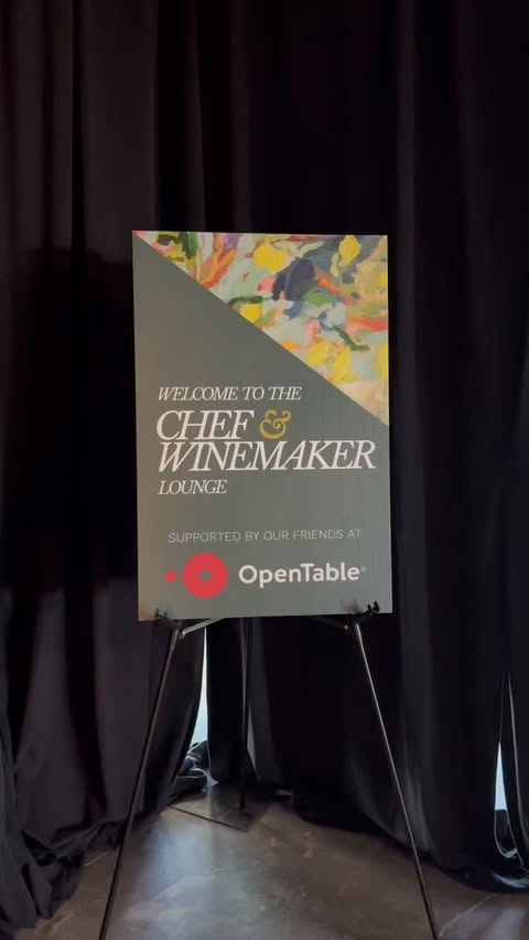 Instagram post by @ashley_christensen for OpenTable. Caption reads: BIG BIG BIG thanks to our friends at OpenTable for....