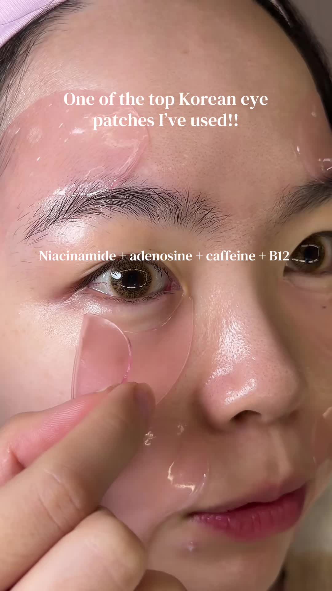 TikTok post by @whatsgigidoing for COSRX. Caption reads: @COSRX UK Niacinamide + adenosine + [...].