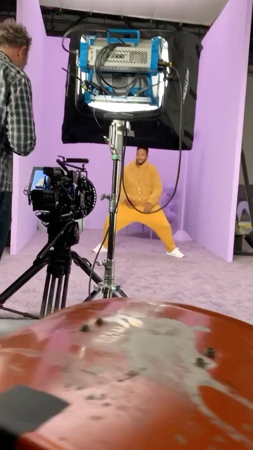 Instagram post by @michelpsian for BlocLA. Caption reads: MOOD 😊 @zappos @blocla #commercial #jamming....