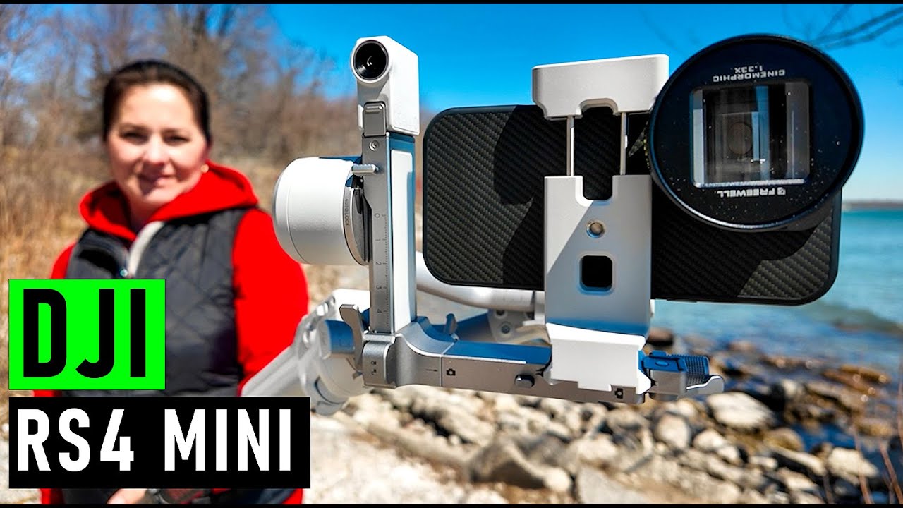 YouTube post by @ZdenkaDarula for iFootage. Caption reads: DJI RS4 Mini gimbal | ALL YOU NEED TO KNOW.