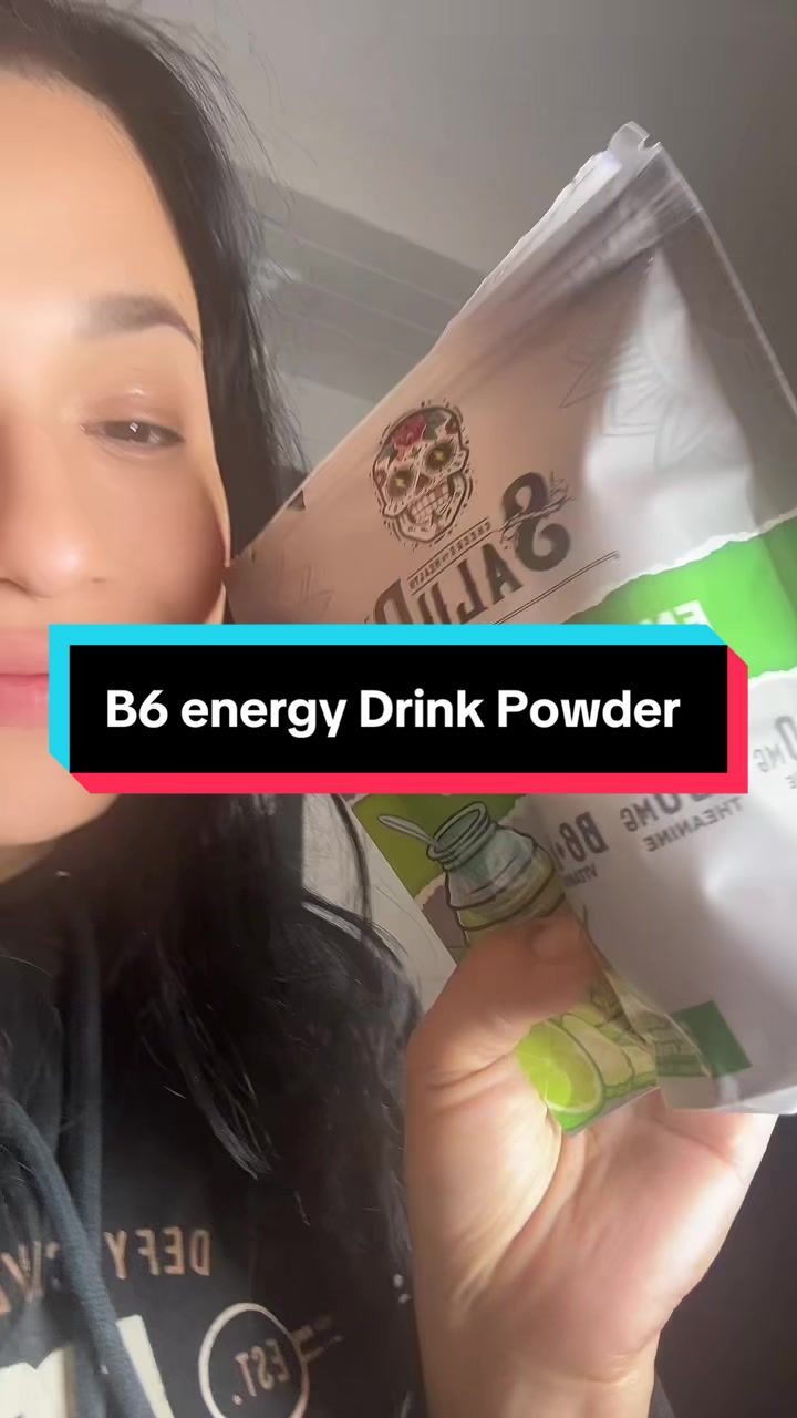 TikTok post by @celiagranados5 for Taste Salud. Caption reads: [...] Lime, Organic Caffeine, B6... @Taste Salud....