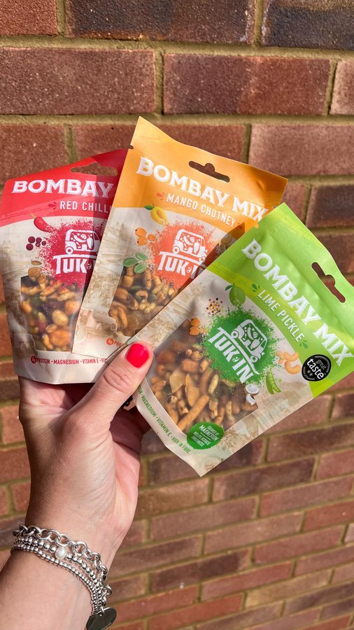 Instagram post by an influencer for Tuk In. Caption reads: [...] DELICIOUS 🤤 We LOVE all the @tukinfoods....