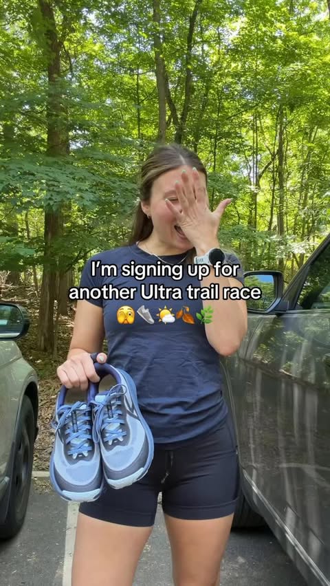Instagram post by @runswithmal for KEEN. Caption reads: [...] 50K trail race!!! Testing out the new @keen....