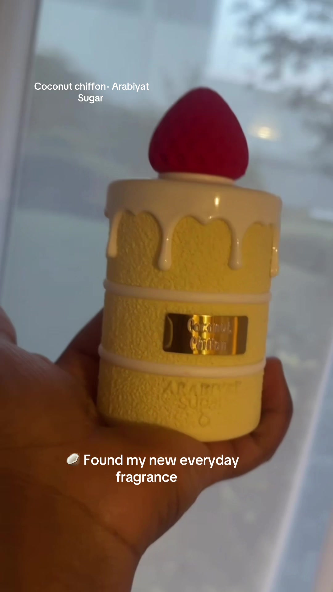 TikTok post by @callmehannah04 for Arabiyat Prestige. Caption reads: [...] giving summer vibes @My Perfumes @Arabiyat....