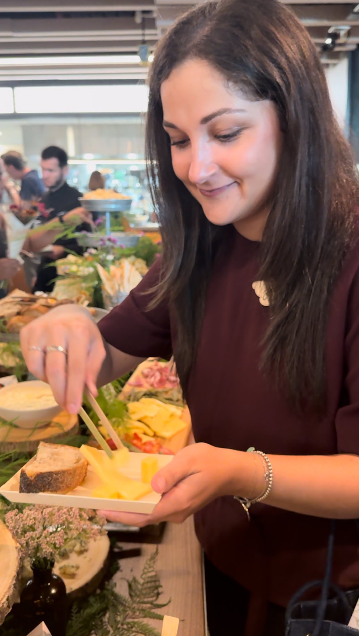 Instagram post by @karen_eats for Organic Valley. Caption reads: #ad @OrganicValley threw my dream event 🧈 a night....