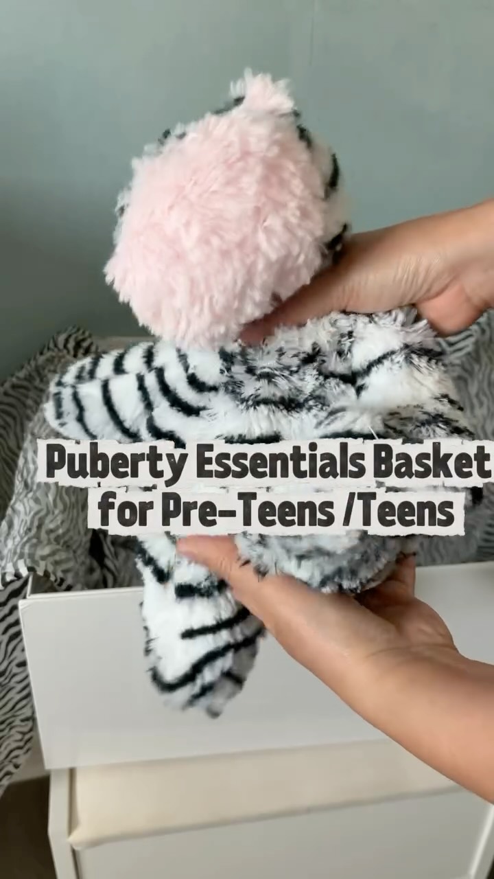 Instagram post by @simplypetiteray for Thinx. Caption reads: Puberty can feel overwhelming—for our kids and for....