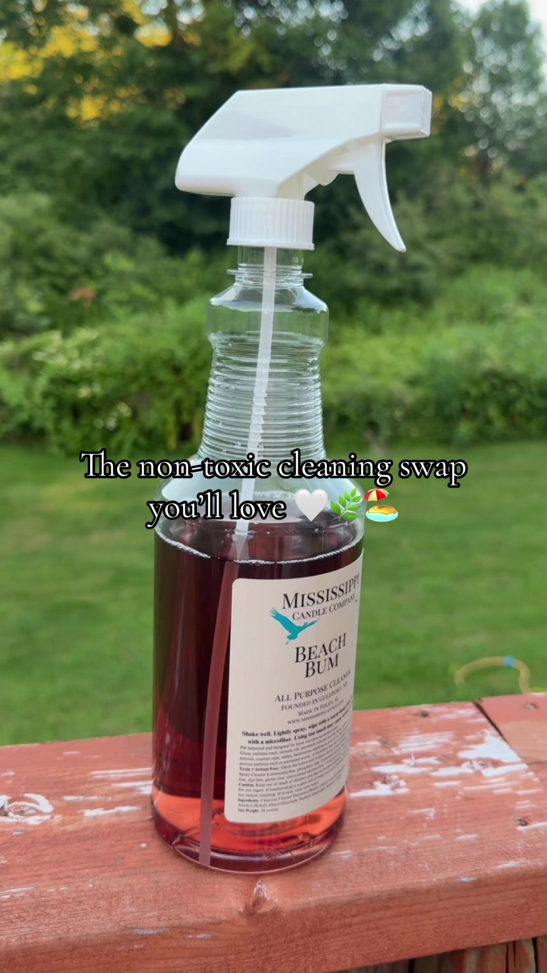 TikTok post by @nollsbrand for Mississippi Candle Co.. Caption reads: @Mississippi Candle Company is the non toxic....