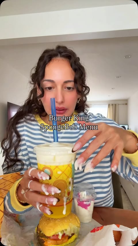 Instagram post by @wtfnagz for Burger King. Caption reads: ARGHH U READY? 🏴‍☠️🧽🐌🌊🦀 @burgerkingcan x....