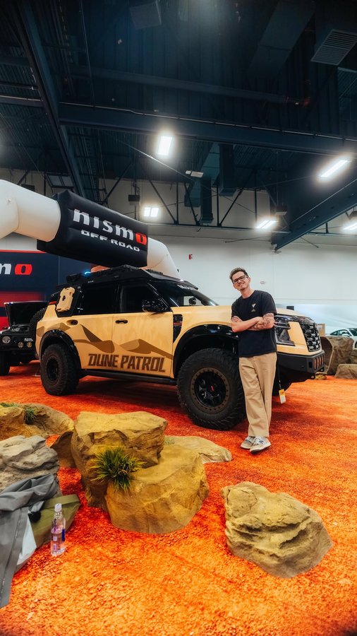 Instagram post by @alex.martini__ for Nissan USA. Caption reads: The Off-Road SUV That You (probably) Never Heard....