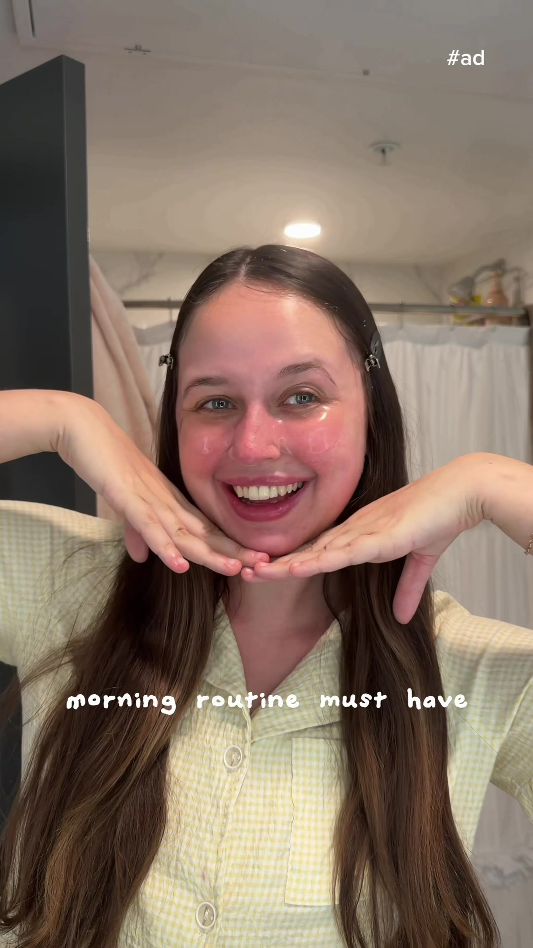 TikTok post by @itshayleealexis for TheraBreath. Caption reads: [...] morning routine must have? @TheraBreath US....