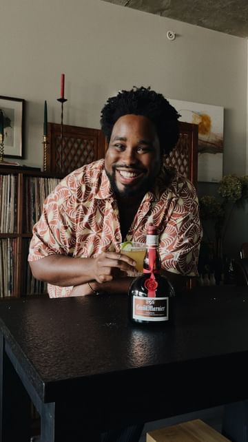 Instagram post by @wesleytaylor for Grand Marnier. Caption reads: The perfect summer cocktail has arrived 😍 I’m....