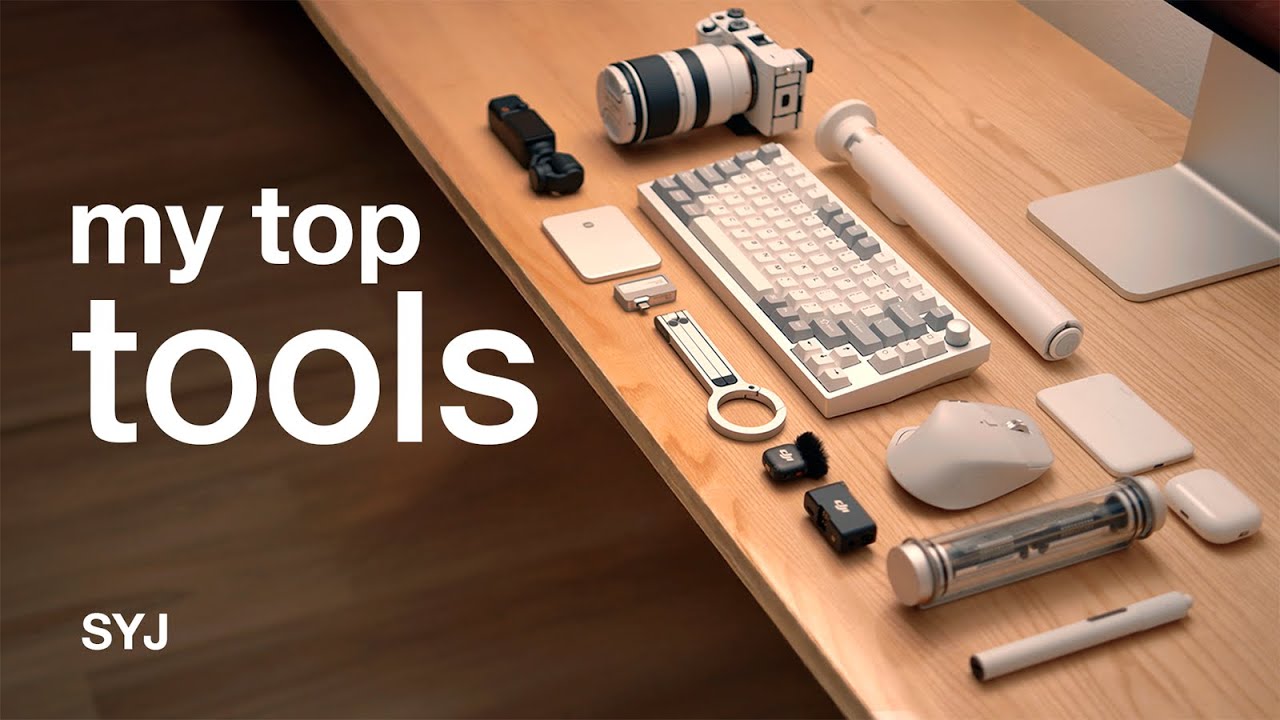 YouTube post by @ScottYuJan for Edelkrone. Caption reads: 19 Tools That Made The Cut in 2025.
