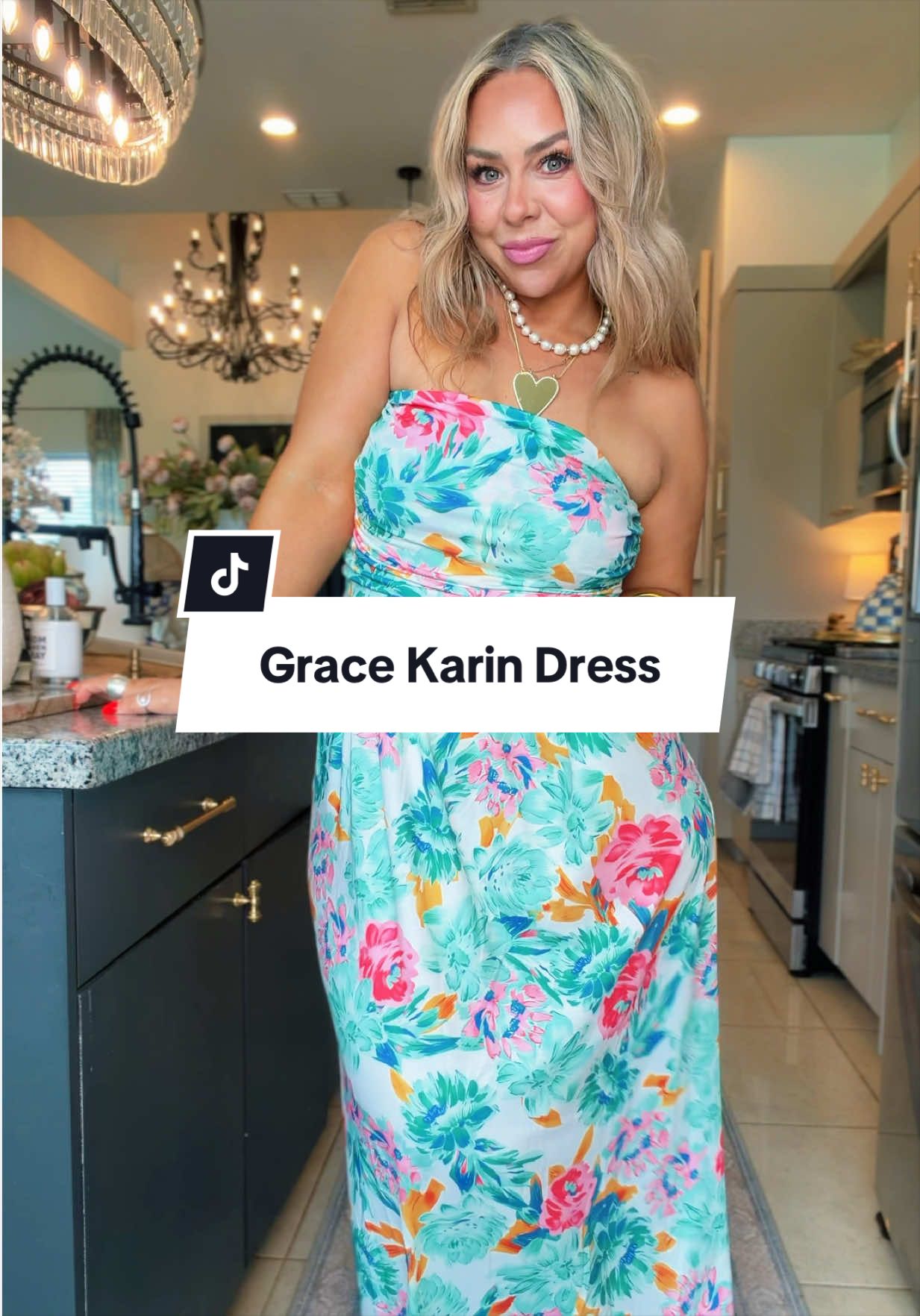 TikTok post by @lindaannettem for Grace Karin US Shop. Caption reads: [...] breathable, and so comfy @Grace Karin US....