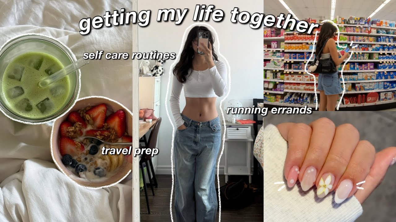 YouTube post by @BreannaQuan for Grovemade. Caption reads: getting my life together in 24 HOURS 🌱 glow up....