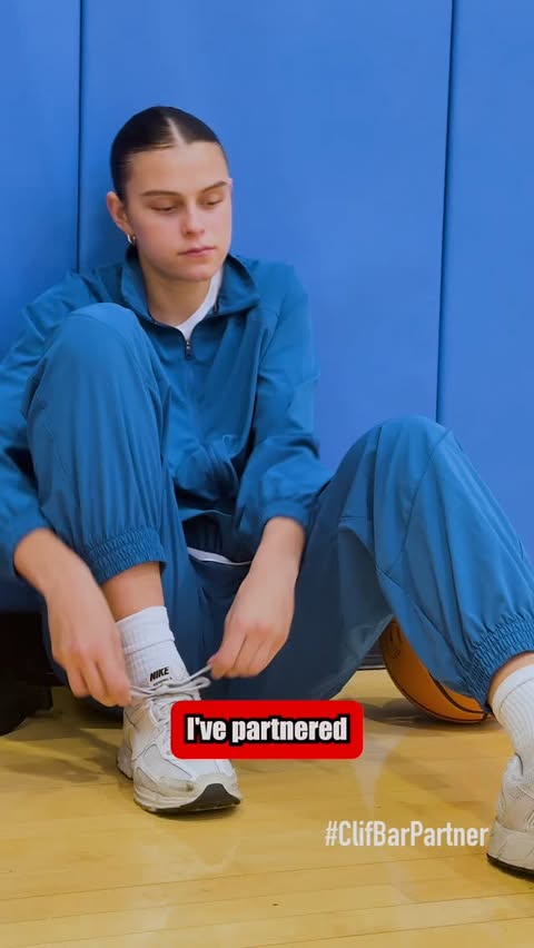 Instagram post by @gabrielajaquezz for CLIF BAR. Caption reads: #ClifBarPartner Every rep, every practice - it....