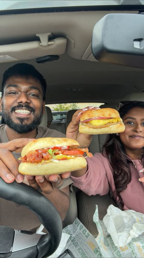 Instagram post by @acouplebitess for Subway. Caption reads: #ad So Subway just dropped the new Fresh for Less....