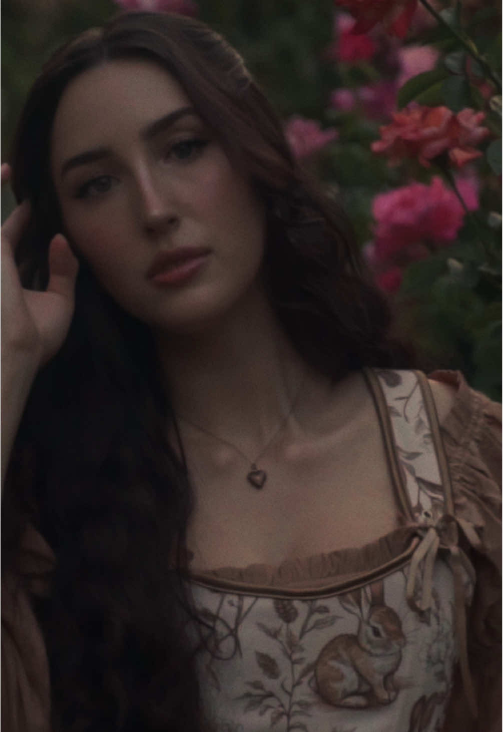 TikTok post by @estella_graves for Scarlet Darkness. Caption reads: [...] a story book 📖 🏹🐇🦌🧺 Thank you @Scarlet....