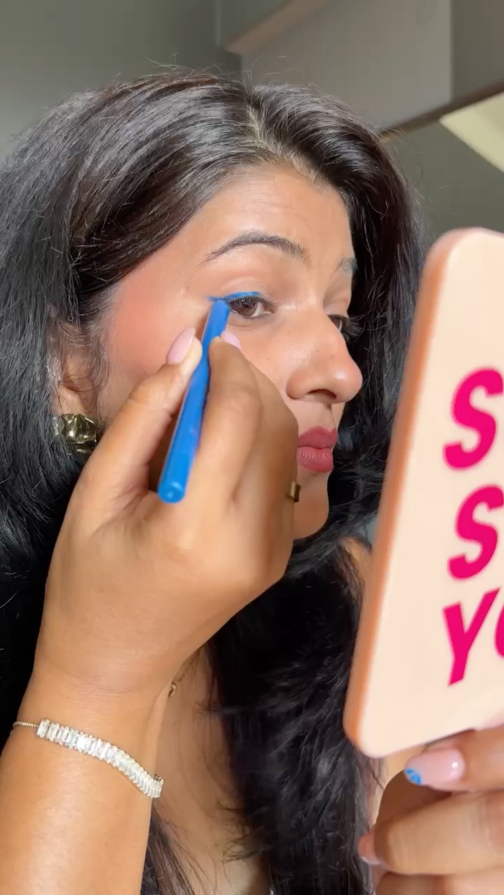 Instagram post by @mansi01khare for Swiss Beauty Select. Caption reads: Form my everyday to every special occasion ye to....