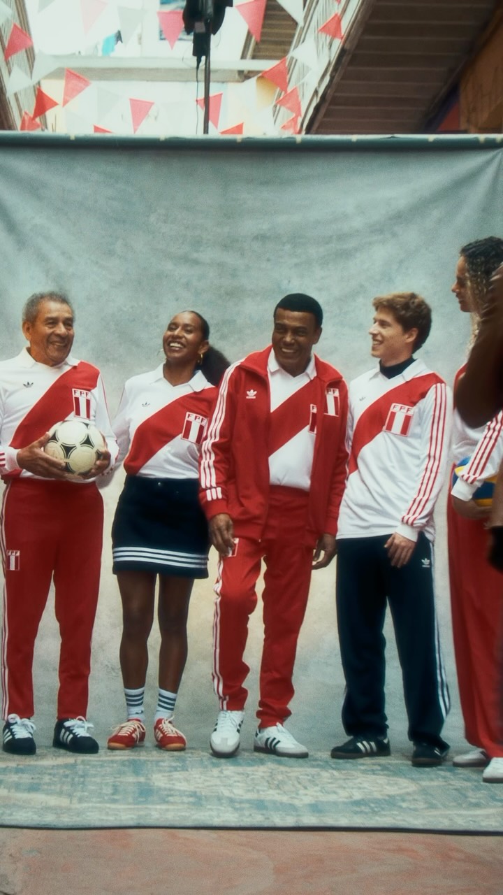 Instagram post by @nenecubillas10 for adidas. Caption reads: El orgullo de vestir los colores de @labicolor....