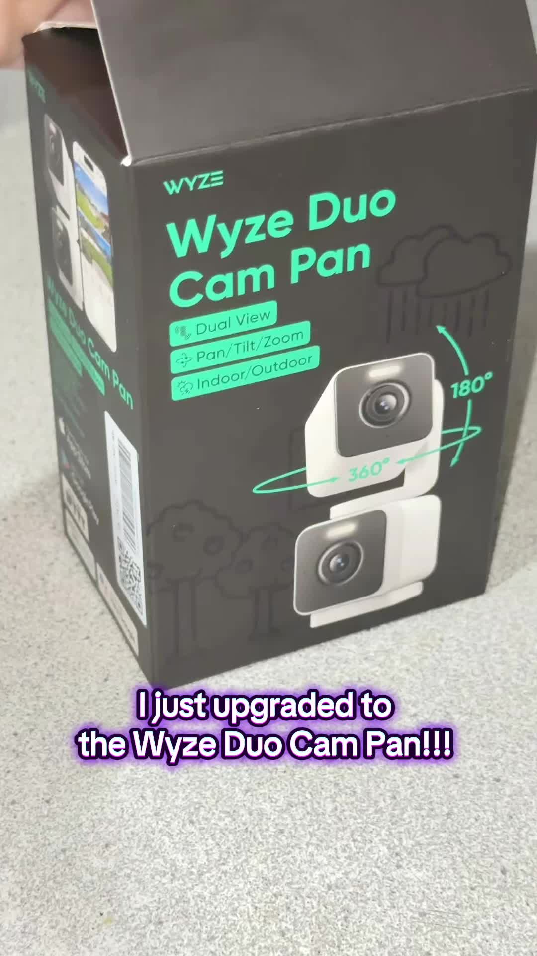 TikTok post by @daughter_of_therockafire for Wyze. Caption reads: [...] #babymonitor #petcam #tiktokmademebuyit....