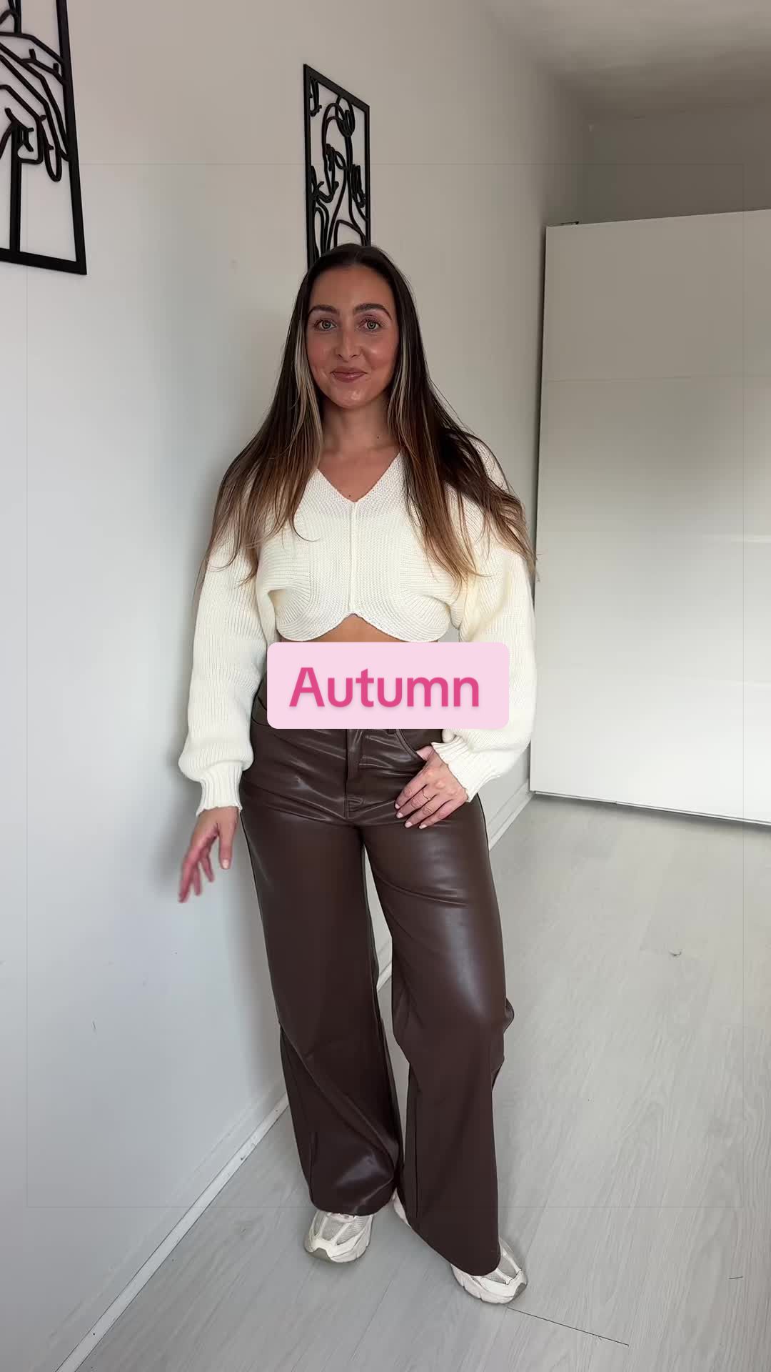 TikTok post by @thegreen_twins for RELA RELA. Caption reads: I’m 5’4” for reference 🤎🍂 #relarela @RELA RELA....